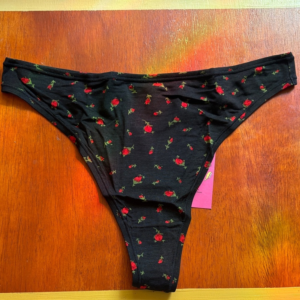 Betsey Johnson Ultra-Flattering High Rise Thong